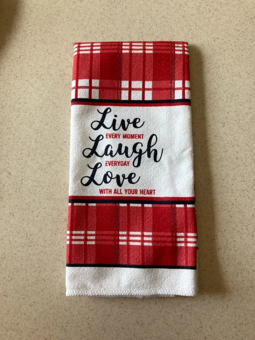 NEW Kitchen Towels 3 Pc -- Hand Towel 1 Pc Bundle Share the Love Valentine